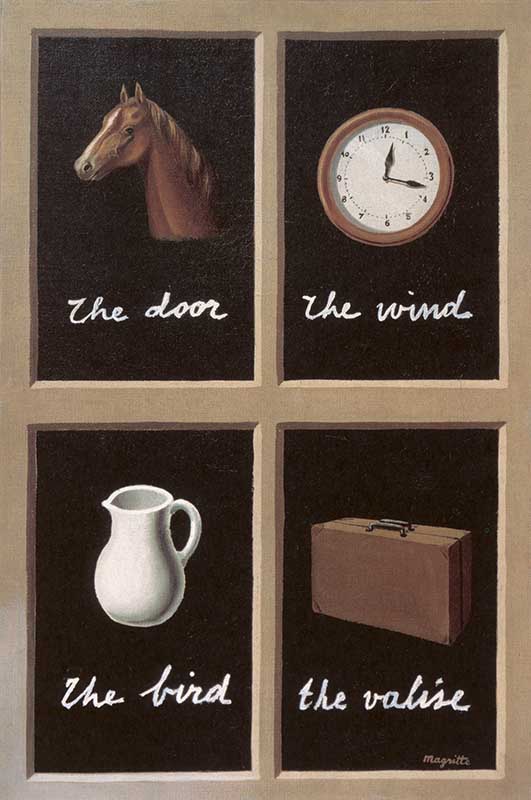 The Key of Dreams by Rene Magritte, 1898-1967, private collection