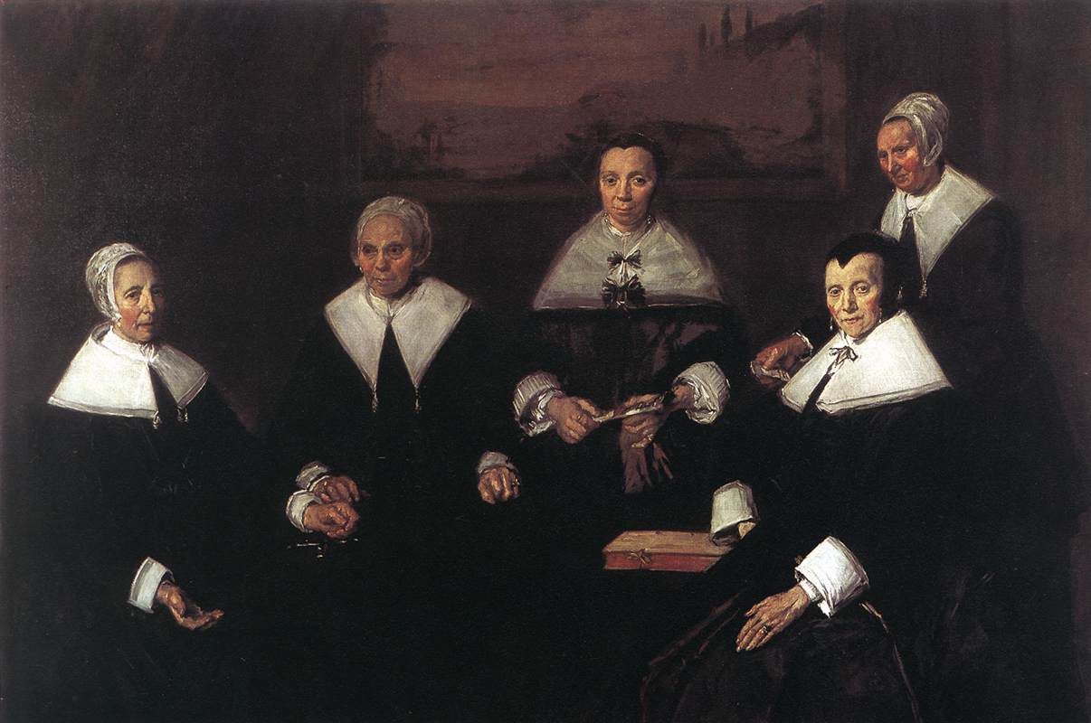 Regentesses of the Old Men's Alms House by Frans Hals, 1580-1666, Frans Hals Museum, Haarlem