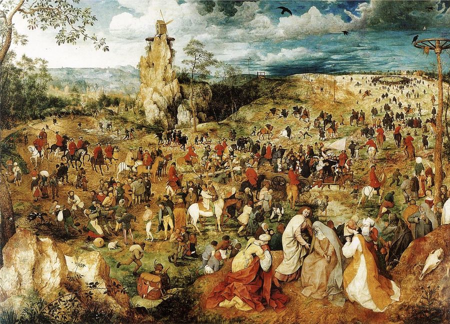 The Procession to Calvary by Pieter Breughel the Elder, 1525-69, Kunsthistorisches Museum, Vienna