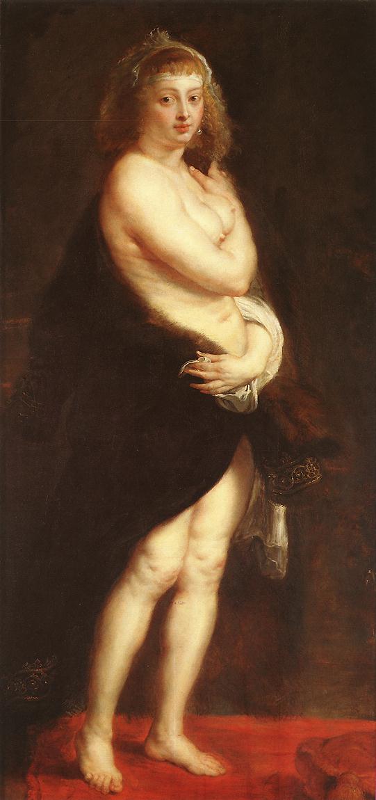 Hélène Fourment in a Fur Coat by Peter Paul Rubens, 1577-1640, Kunsthistorisches Museum, Vienna