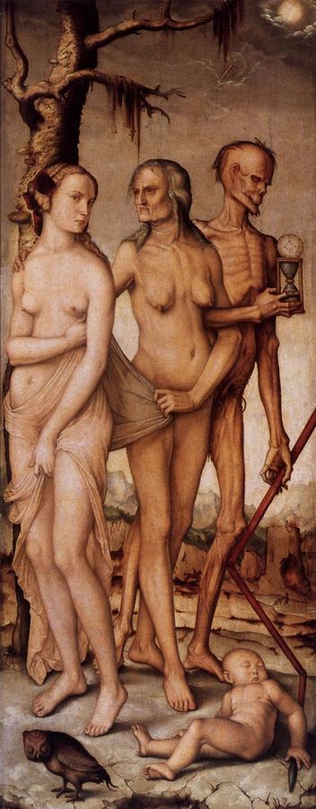 Three Ages of Woman by Hans Baldung Grien, 1483-1545, Prado, Madrid
