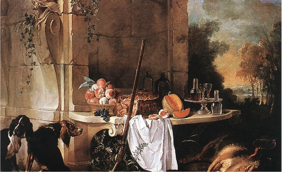 Still Life by Jean Baptiste Oudry, 1686-1755, Wallace Collection, London
