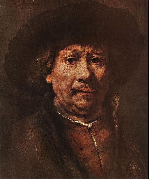 Self-Portrait by Rembrandt van Ryn, 1606-69