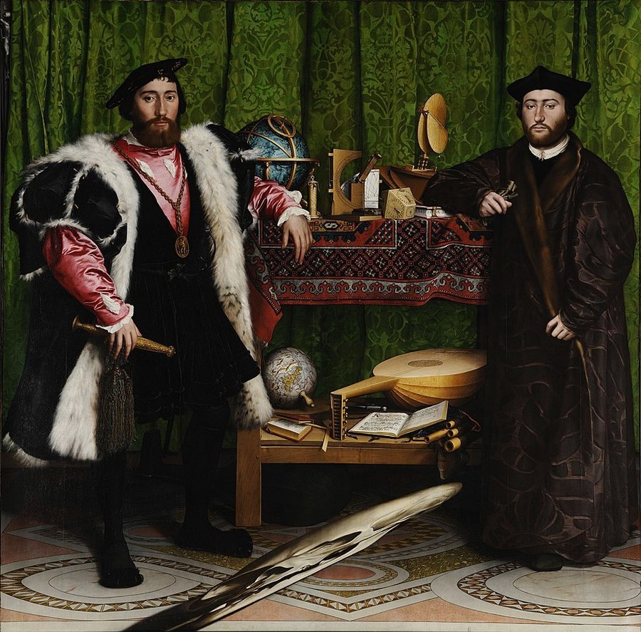 The Ambassadors by Hans Holbein the Younger, 1497/8-1543, National Gallery, London