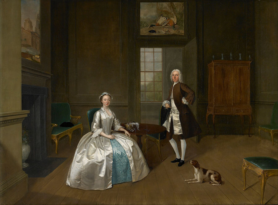 Mr and Mrs William Atherton by Arthur Devis, 1711-87, Walker Art Gallery, Liverpool