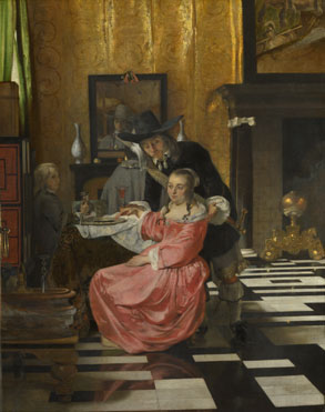 Interior, Delft School, c. 1650-55?, National Gallery, London