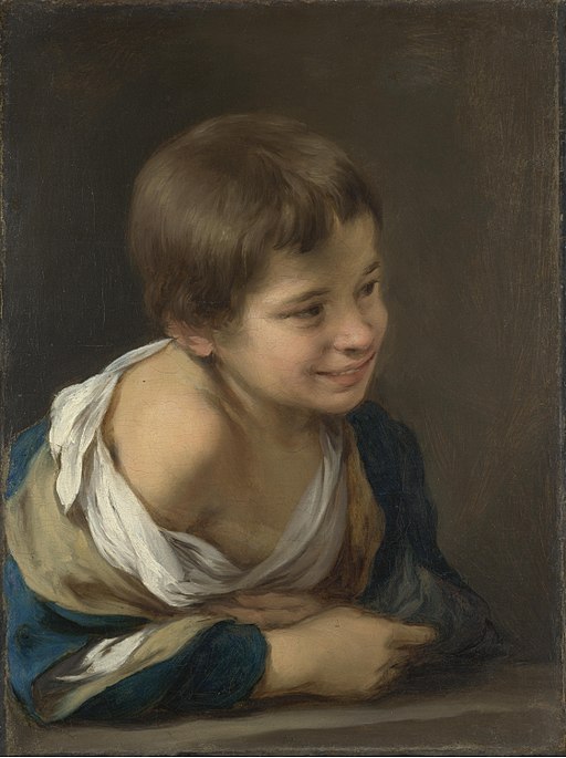 Peasant Boy Leaning on Sill by Bartolome Murillo, 1617-82, National Gallery, London