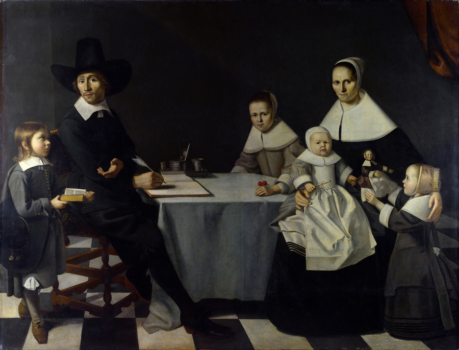 A Family Group by Michael Nouts, 1656?, National Gallery, London