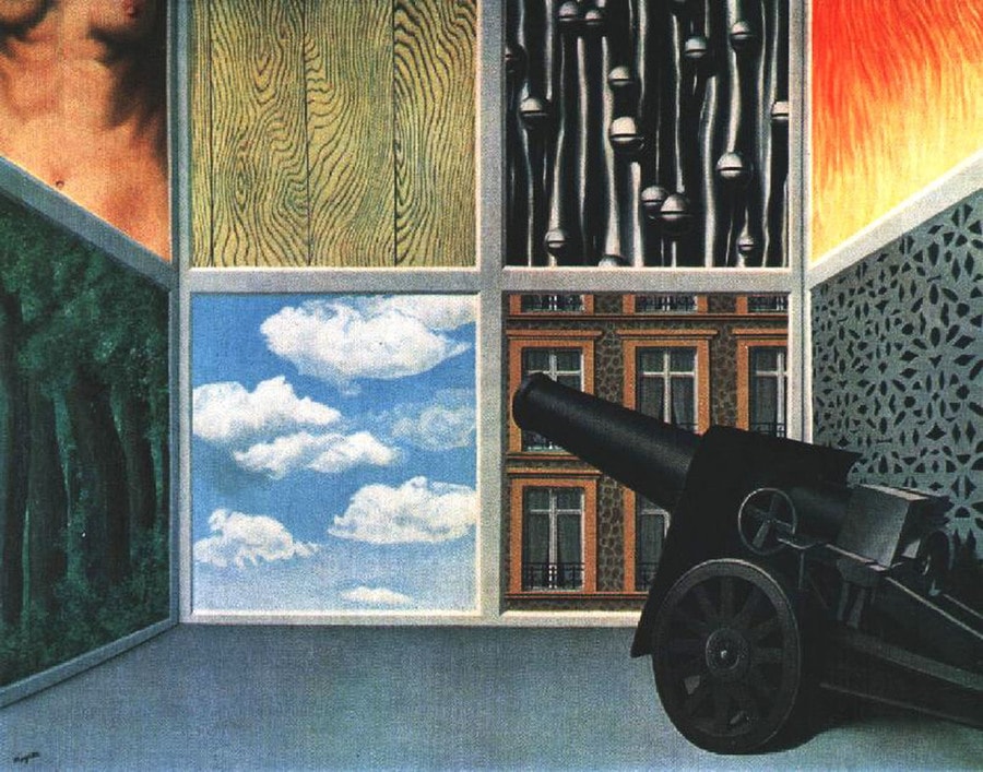 On the Threshold of Liberty by Rene Magritte, 1898-1967