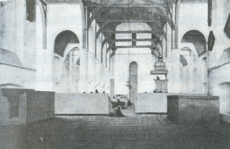 Interior of St Odulphus' Church at Assendelft, 1649 by Pieter Saenredam, 1547-1665