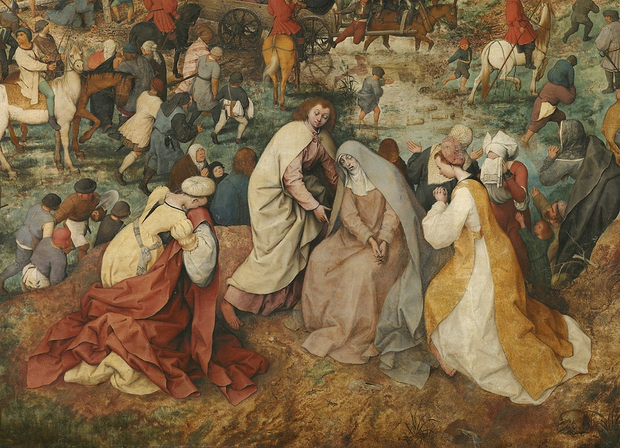 The Procession to Calvary by Pieter Breughel the Elder, 1525-69, Kunsthistorisches Museum, Vienna