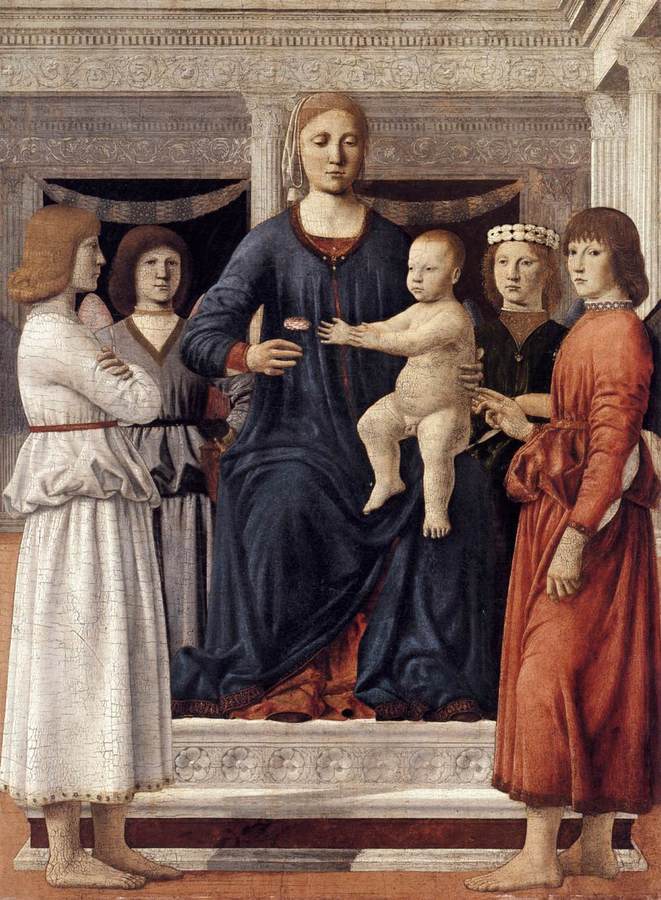 Virgin, Child and Four Angels by Piero della Francesca, 1410/20-92, Williamston, Clark Art Institute
