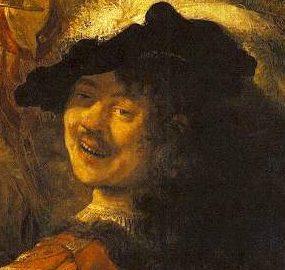 Portrait of Himself and Saskia by Rembrandt van Ryn, 1606-69, Pinakotek, Dresden