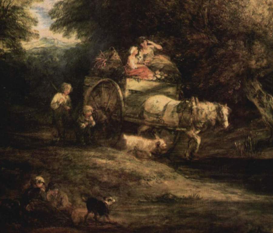 Farm Cart by Thomas Gainsborough, 1727-88, Tate Gallery, London